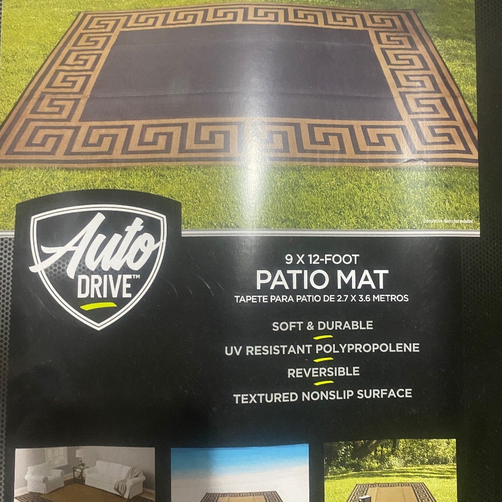 9X12 patio mat
